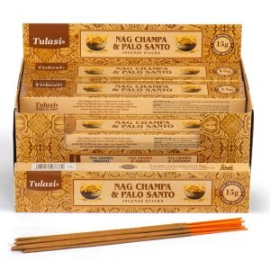 Bastoncini d’Incenso Tulasi – Nag Champa & Palo Santo
