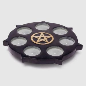 Portalumini con Pentacolo in pietra ollare