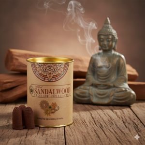 Incenso in coni al Sandalo - Goloka Backflow